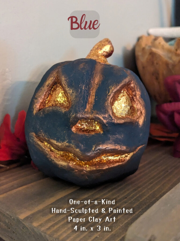 Blue the Halloween Pumpkin